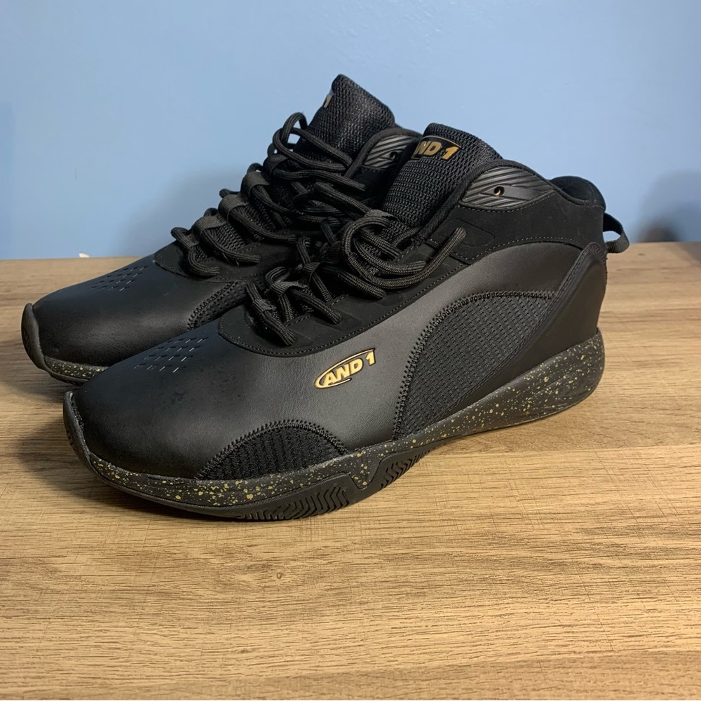 AND1 Cyclone 2.0 Black Style Men's Basketball Shoes - Picture 4 of 8